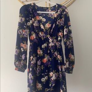 NWT Floral Wrap Dress